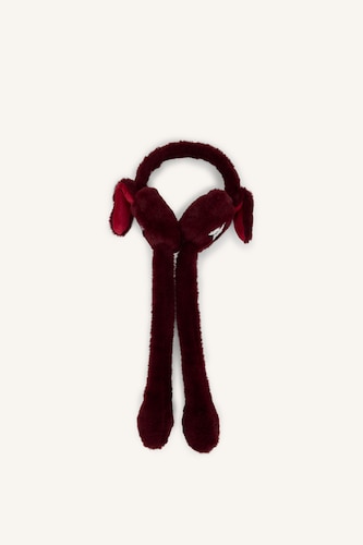 Young Boys - Teen Boys Dark Bordeaux Boy Earmuff