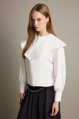 Relax Fit Poplin Uzun Kollu Tunik