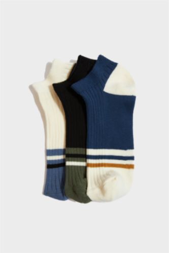 Boy 3 Piece Short Cotton Socks