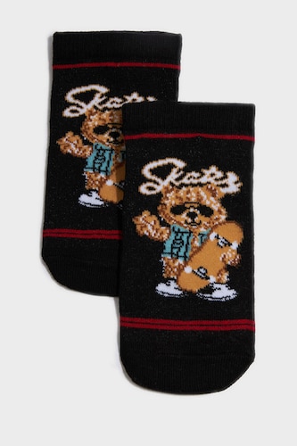 Boy Printed 3 piece Cotton Short Sockss