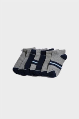 Boy 7 Piece Cotton Ankle Socks