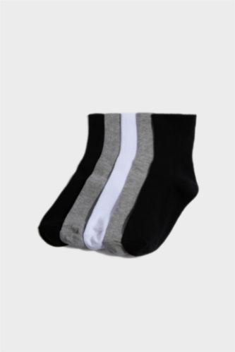 Boy 5 Piece Cotton Long Sockss