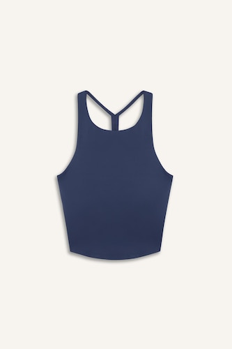 Padded Stretchy Fabric Sports Bra