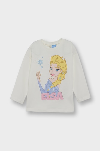 Baby Girl Frozen Crew Neck Long Sleeve T-Shirt