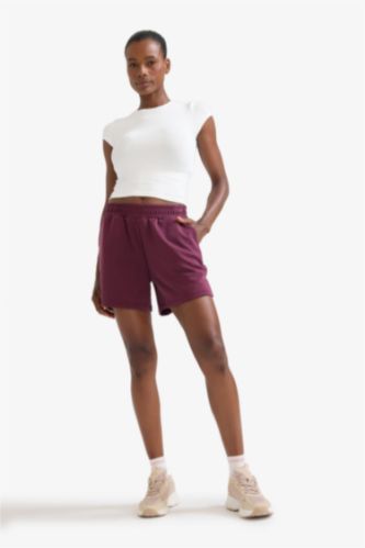 DeFactoFit Standart Fit Kısa Paça Modal Şort