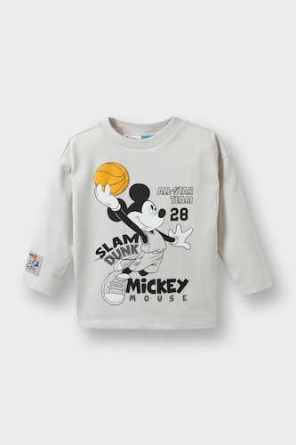 Baby Boy Disney Mickey & Minnie Regular Fit T-Shirt
