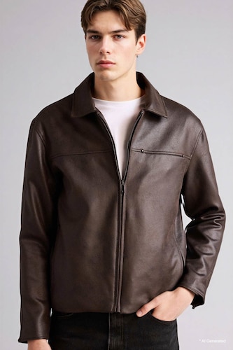 Regular Fit Shirt Collar Jacket