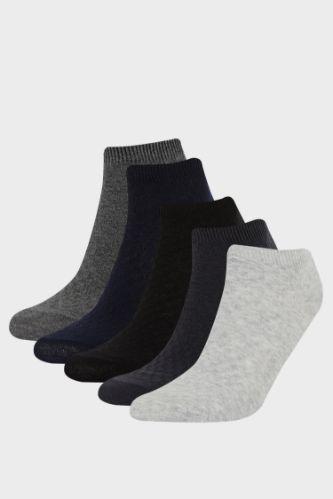 Lot de 5 paires de Chaussettes courtes en coton pour homme