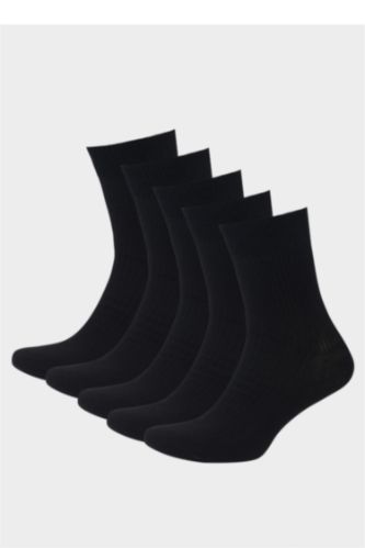 Man 5 Piece Cotton Short Socks