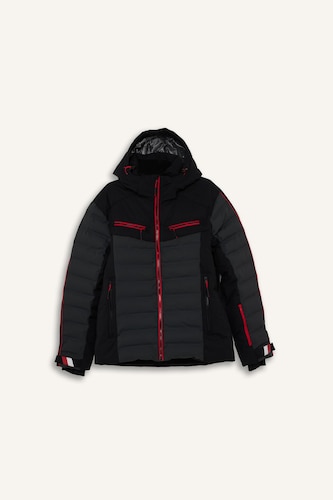 Лыжная куртка Defactofit водостойкая Regular Fit с капюшоном, молнией и защитой от ветра