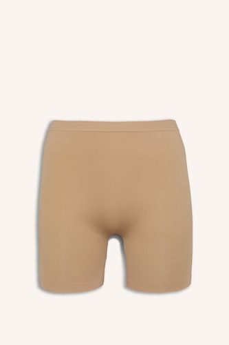 Beige Seamless Boxer Briefs