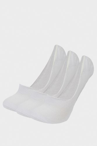 Kadın Görünmez 3'lü Pamuklu Babet Çorap