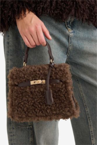 Kadın Pelüş El Çantası