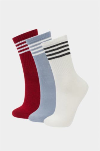 نساء Karma 3 piece Cotton Long sock