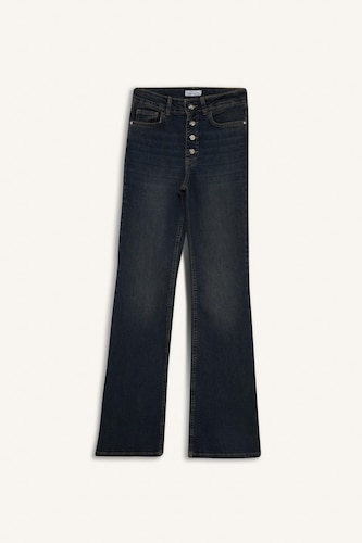 Flare Fit Orta Bel Jean