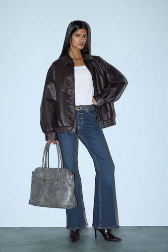 Flare Fit Orta Bel Jean