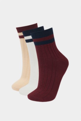 Lot de 3 Chaussettes en coton pour femme