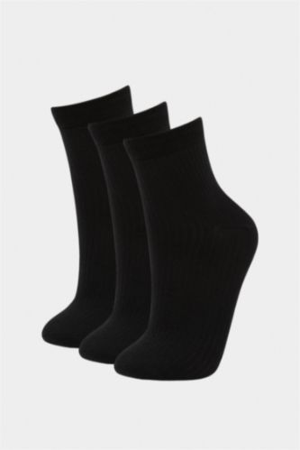 Woman 3 Piece Cotton Ankle Socks