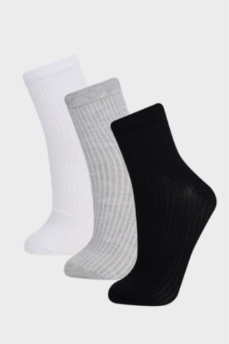Woman 3 Piece Cotton Ankle Socks