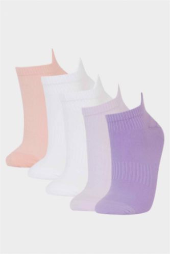 Lot de 5 Chaussettes en coton pour femme