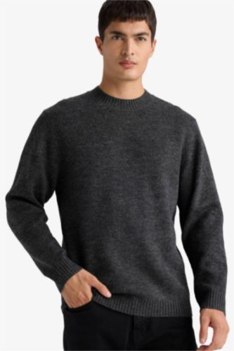 Relax Fit Crew Neck Knitwear Pullover