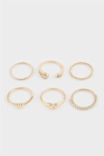 Kadın Altın Kadın 6'lı Gold Yüzük