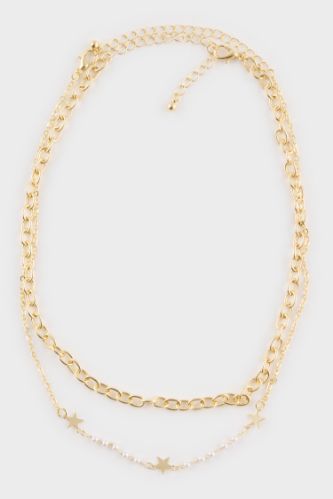 Kadın Zincir Gold Kolye