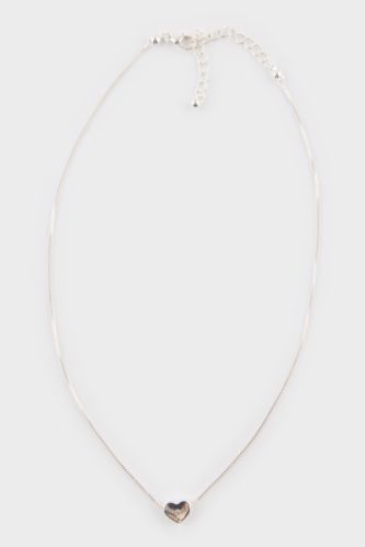 Kadın Minimal Kalp Silver Kolye