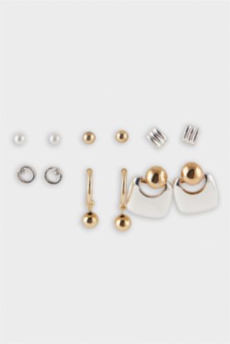 Kadın 6'lı Gold Küpe