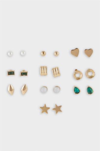 Kadın Altın Kadın 10'lu Gold Küpe