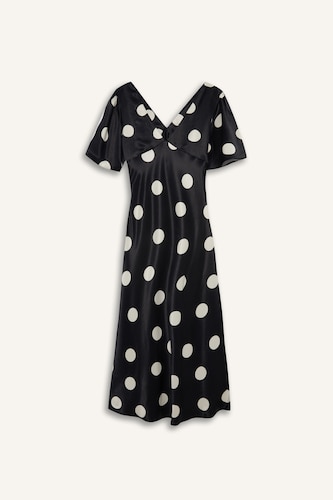 Satin Midi Dress