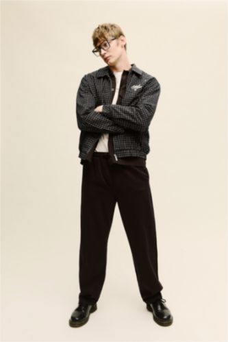 Erkek Kahve Premıum %100 Pamuk Baggy Fit Pantolon