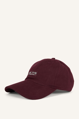 Erkek Bordo Erkek Gabardin Cap Şapka
