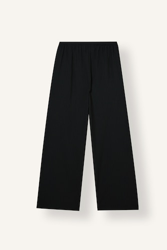 Wide Leg Trousers with Double Pockets Normal Waist Regular Length