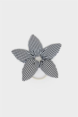 Kız Çocuk Çiçekli Lastik Toka