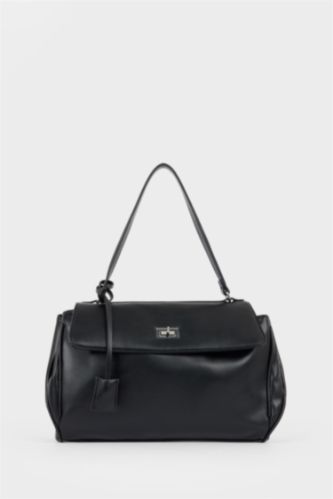 Kadın Siyah Kadın Suni Deri Çapraz Çanta