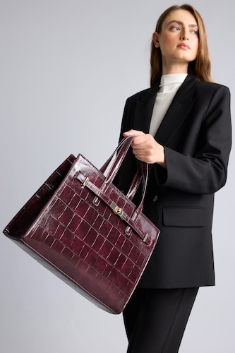 Women Bordeaux Faux Leather Crossbody Bag