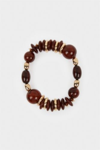 Kadın Kahverengi Taşlı Bileklik