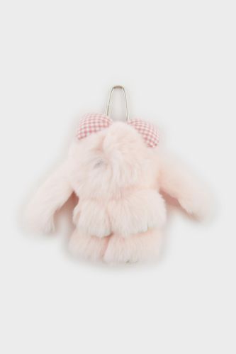 Kadın Pembe Tavşan Charm Anahtarlık