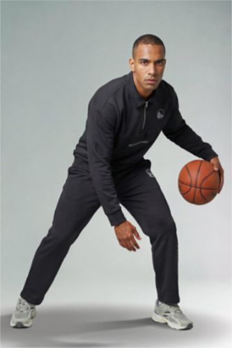 MAN Anthracite NBA Golden State Warriors Relax Fit Scuba Diver Joggers