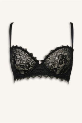 Балконет-бюстгальтер Fall in Love с кружевом и лентой, без чашечек и вкладышей