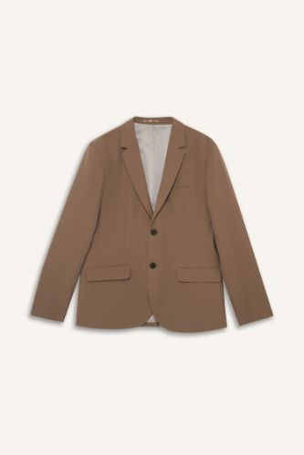 Slim Fit Twill Blazer