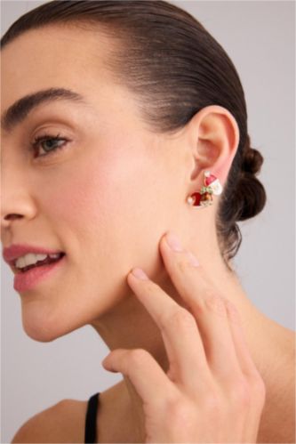 Kadın Karma Yılbaşı Temalı Kadın 6'lı Küpe