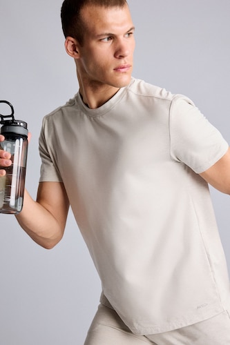 Men Stone Standard Fit Short Sleeve T-Shirt