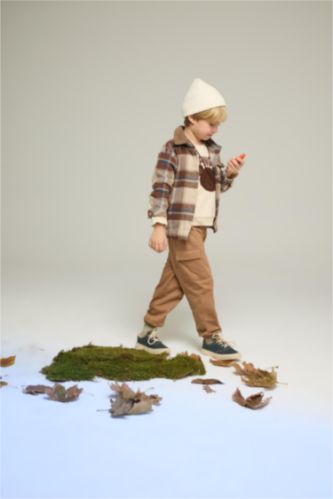 Baby Boy Elastic Waist Cargo Sweatpants