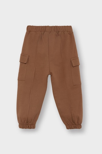 Baby Boy Elastic Waist Cargo Sweatpants