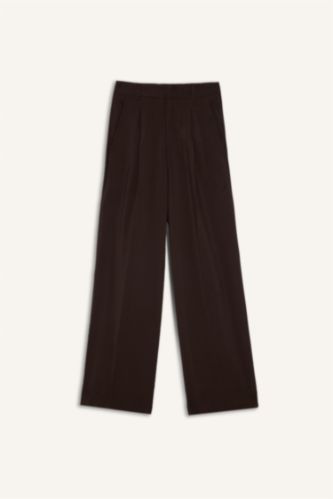 Wide Leg Yüksek Bel Geniş Paça Modal Pantolon