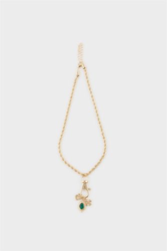 Kadın Gold Charmlı Kolye