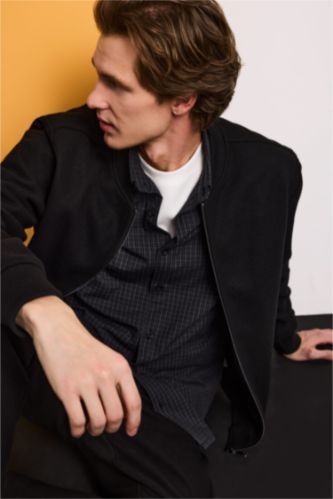 Regular Fit Lined Cachet Puffer Jacket