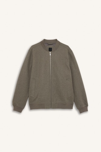 Regular Fıt Bomber Kaşe Ceket